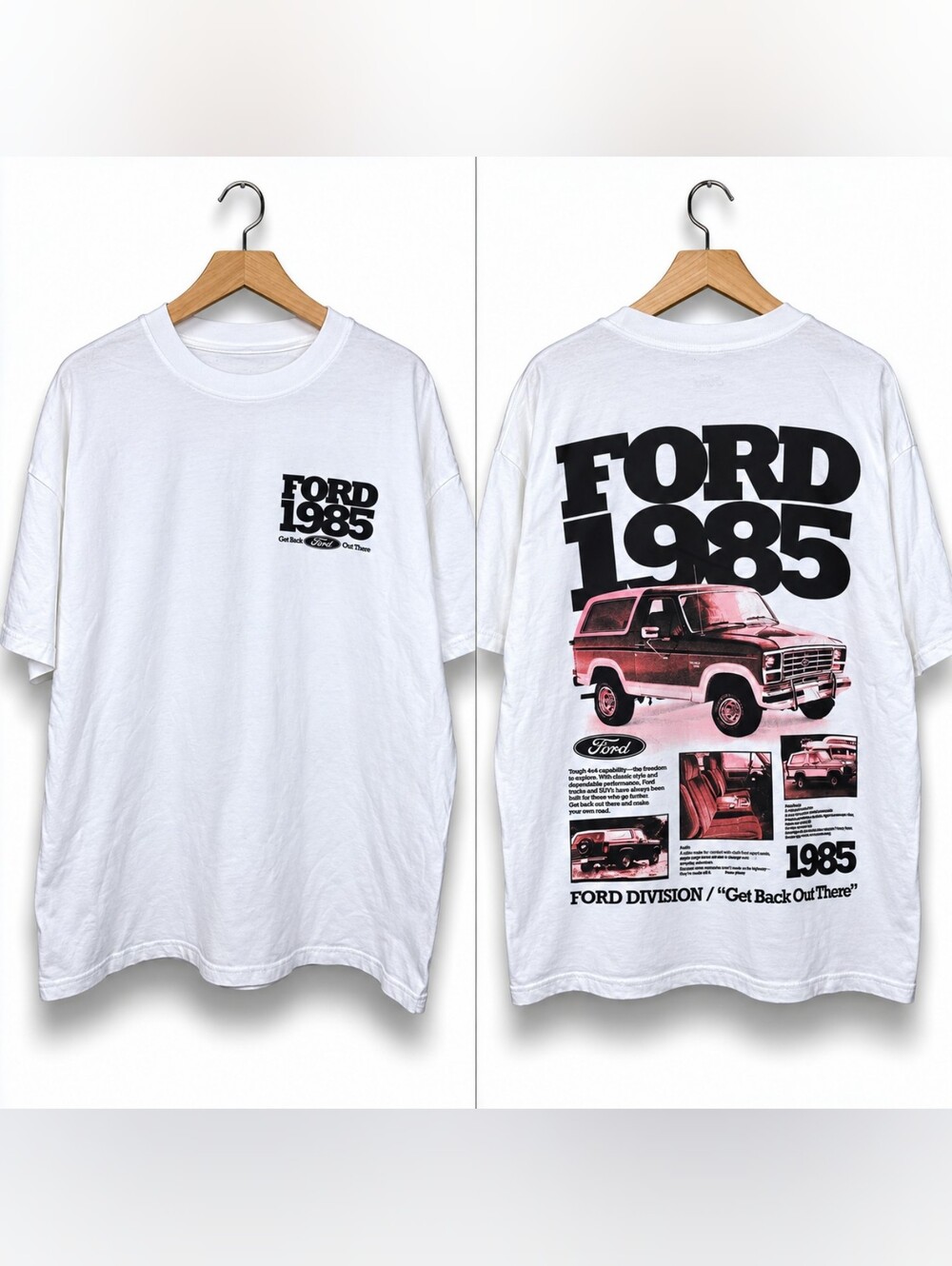 Ford 1985 Vintage-Style Graphic T-Shirt